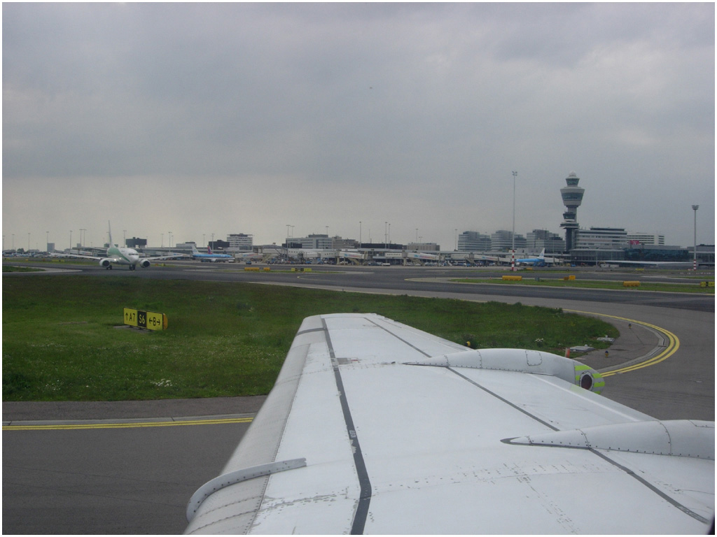 landed at Schiphol