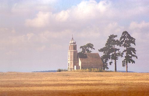view from a TGV going south