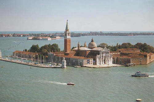 view towards the lido